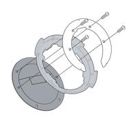 Flasque De Réservoir KAPPA BF88K TANKLOCK Pour Yamaha 700 TRACER 2020-2024