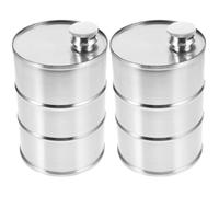 Flasque en Acier Inoxydable 304 750ml, Couvercle Métallique | Finition Argenté Polie, Réutilisable sans Odeur, pour Comestible ou Jus, Concerts et Pique-niques