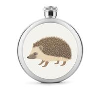 Flasque en acier inoxydable avec motif hérisson, pour liqueur, bouteille à vin portable pour boisson, 150 ml