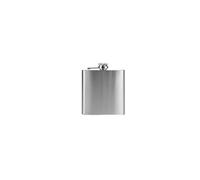 Flasque en acier inoxydable de 1,8/2,2/255 ml - Bouteille portable anti-fuite pour whisky, alcool, voyage, camping (argenté, 177 ml)