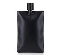 Flasque en acier inoxydable de 180 ml, avec couvercle à vis anti-fuite pour whisky et liqueur, conçue pour le camping en plein air et une utilisation sociale (noir)