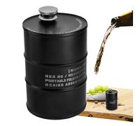 Flasque en acier inoxydable de grande capacité - 750 ml - Étanche - Pour la pêche, la randonnée, le camping, le travail, les rassemblements, les pique-niques, la randonnée
