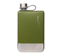 Flasque En Métal - Poignée Mate Élégante, Bouchon Anti-fuite, Porte-boisson De Poche Incurvé De 230 Ml, Corps En Acier Inoxydable, Support De Liquide De Voyage Léger, Randonnée, Camping, Utilisation E