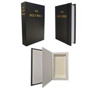 Flasque fantaisie | Sainte Bible avec compartiment secret | Nain rouge manquant la première page