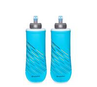 Flasque HydraPak SoftFlask Speed 500 ml, Lot de 2 - Flasque souple compressible parfaitement adaptée aux gilets d'hydratation et aux sacs de trail avec un bouchon facile à ouvrir (Malibu Blue, 500 ml)