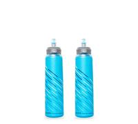 Flasque HydraPak UltraFlask Speed 500 ml, Lot de 2 - Flasque souple compressible pour vestes d'hydratation et sacs de trail avec bouchon facile à ouvrir (500 mL) - Bleu Malibu