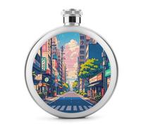 Flasque japonaise en acier inoxydable étanche pour liqueur, spiritueux, portable, pour extérieur, camping, voyage, cadeaux