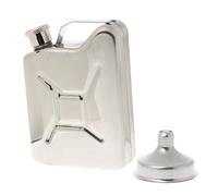 Flasque Jerrican en acier inoxydable de 150 ml pour liqueur, whisky, bouteille de poche pour homme