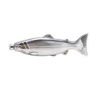 Flasque multifonction en acier inoxydable 304 en forme de poisson 140 ml pour les amateurs de vin et les collectionneurs de cadeaux