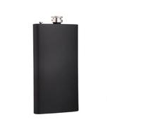 Flasque noire mate en acier inoxydable 304 - 340 g - 200 ml - 200 ml - 255 g - 283,5 g - 340,2 g - 340,2 g
