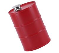 Flasque Portable en Acier Inoxydable 750ml Rouge, pour Randonnée | Surface Polie et Lisse, Résistance aux Chocs, pour Vin ou Alcool, Discrète en Sortie, Camping et Pêche