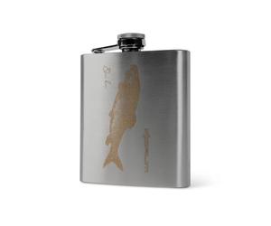 Flasque pour liqueur Korum Classic Barbel Argenté 7 oz