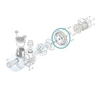 Flasque pour pompe Série HPS025 à Série HPS075 - Hydroswim