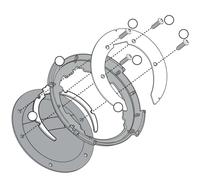 Flasque Pour Sac De Réservoir Tanklock Kawasaki 300 Ninja R 2013-2018