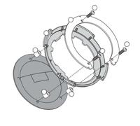 Givi bride de reservoir avec fixation