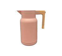 Flasques isothermes robustes de 1 litre avec poignée en bois antidérapante et base rotative pour un entretien facile avec poignée en bois ergonomique