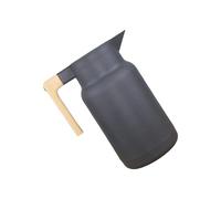Flasques isothermes robustes de 1 litre avec poignée en bois antidérapante et base rotative pour un entretien facile avec poignée en bois ergonomique