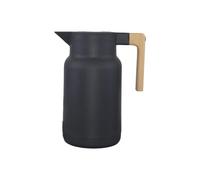 Flasques isothermes robustes de 1 litre avec poignée en bois antidérapante et base rotative pour un entretien facile Carafes thermiques modernes