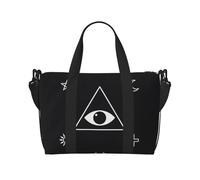 Flat All Seeing - Sac de voyage léger pour homme et femme, sac de nuit imperméable pour salle de sport, w nd