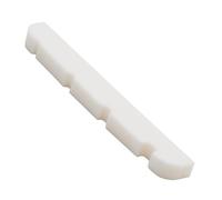 Flat Bottom Bone Slotted, Acoustic Guitar Saddle Set, Quick Setup Replacement Parts, Guitar Bridge Saddle Nutt for Beginners Experts Men Women Youth Teens Maintenance Accessories