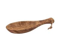 Flat Bowl multifunction 25cm in made of olive wood