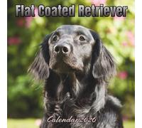 Flat Coated Retriever Calendar 2026: 12 Months Organizer From January to December