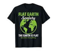 Flat Earth Society T-shirt « Flat Earther » T-Shirt