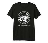 Flat Earth Society T-Shirt Haut de Gamme