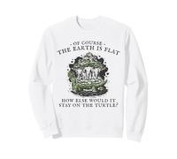 Flat Earth Turtle Elephants World Disc Society Men Woman Sweatshirt