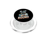 Flat est la Nouvelle théorie du Complot Rond et Plat PopSockets PopGrip pour MagSafe
