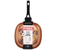 Flat grill pan Pyrex Action Squared Metal Ø 28 cm