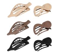 Flat Hair Clips, 6-Piece Non-Slip Hairpin Set, Vintage Horizontal Barrette, Comfortable Banana Hairgrips, Stylish Headdress For Women, Girlfriend, Mother, And Wife