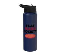 Flat Mars dans l'espace Flat Mars Society Stainless Steel Insulated Water Bottle