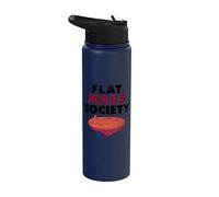 Flat Mars dans l'espace Flat Mars Society Stainless Steel Insulated Water Bottle