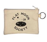 Flat Moon Society Porte-monnaie avec graphique amusant Beige