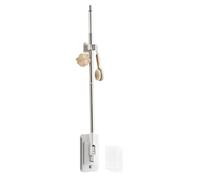 Flat Mop Handle, Clip on Mop Frame, Hands-Free Floor Cleaner, 360° Rotating