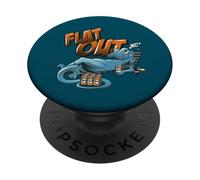 Flat Out Funny Lizard Beer Drinking Meme Lazy Humour PopSockets PopGrip Adhésif