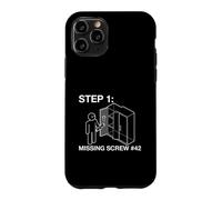 Flat Pack Furniture Assembly Step 1 Missing Screw Humor Coque pour iPhone 11 Pro