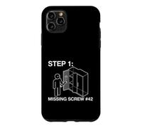 Flat Pack Furniture Assembly Step 1 Missing Screw Humor Coque pour iPhone 11 Pro Max