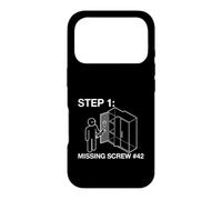 Flat Pack Furniture Assembly Step 1 Missing Screw Humor Coque pour iPhone 17 Pro