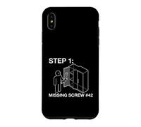 Flat Pack Furniture Assembly Step 1 Missing Screw Humor Coque pour iPhone XS Max
