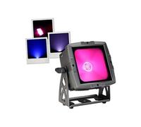 Flat Pro Flood IP65 Tri - Projecteur Outdoor Avec LED Cob Tricolore 60 W Boitier Noir