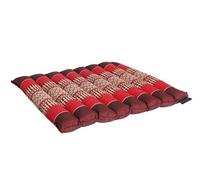 ANADEO YogaProducts Flat Rollable - Coussin de Yoga et Méditation Plat et Souple - Rouge Bourgogne - Roulable et Ajustable