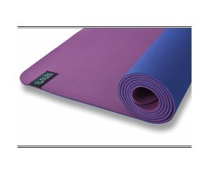 Flat rollable - coussin de yoga et méditation - prune bleu
