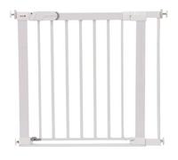 Flat step, Barriere de securite avec barre de seuil ultra plate, largeur 80 cm, De 6 a 24 mois, metal Blanc Neutre G