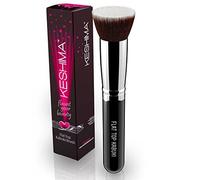 Flat Top Kabuki Foundation Brush By Keshima - Premium Makeup Brush For Liquid, Cream, And Powder - Buffing, Blending, And Face Brush