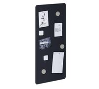 Flatbo Tableau magnétique en métal, 70 x 35 cm, pour cartes postales, souvenirs de vacances ou notes, 4 aimants et kit de montage inclus
