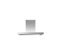 Flat'line D 7640 - Hotte - hotte îlot - largeur : 90 cm - profondeur : 60 cm - evacuation & recyclage - sans moteur - acier inoxydable