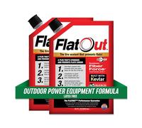 FlatOut Produit d'étanchéité pour pneus hors route, formule pour équipements électriques extérieurs, prévient les pneus à plat, répare un pneu à plat, scelle les fuites, contient du Kevlar, sachet de