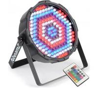 FlatPAR projecteur 186x LEDs 10 mm RGBW DMX télécommande IR